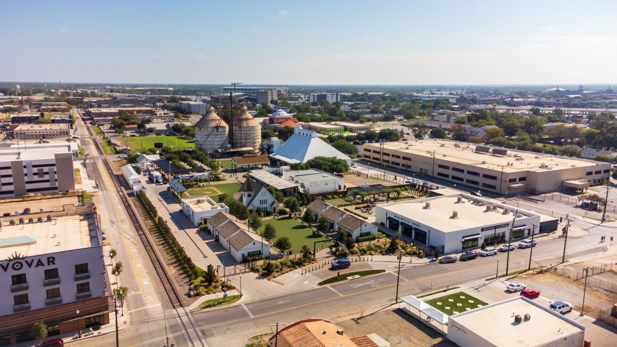 Magnolia Market at the Silos, owned by Chip and Joanna Gaines is located in Waco, Texas