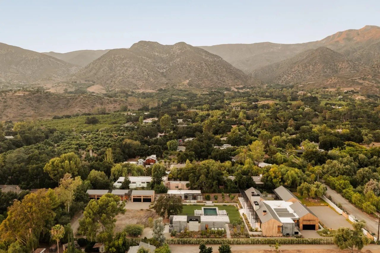 The entirety of the Shippee Estate's acreage is enhanced with drought-conscious landscaping that complements Ojai’s natural beauty.