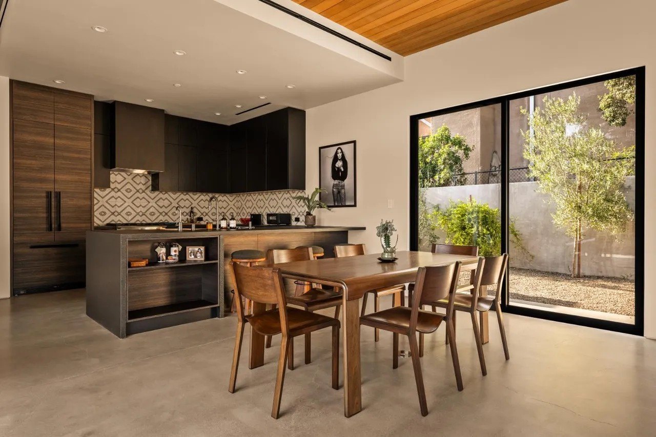 No expense was spared on the self-contained guest house.