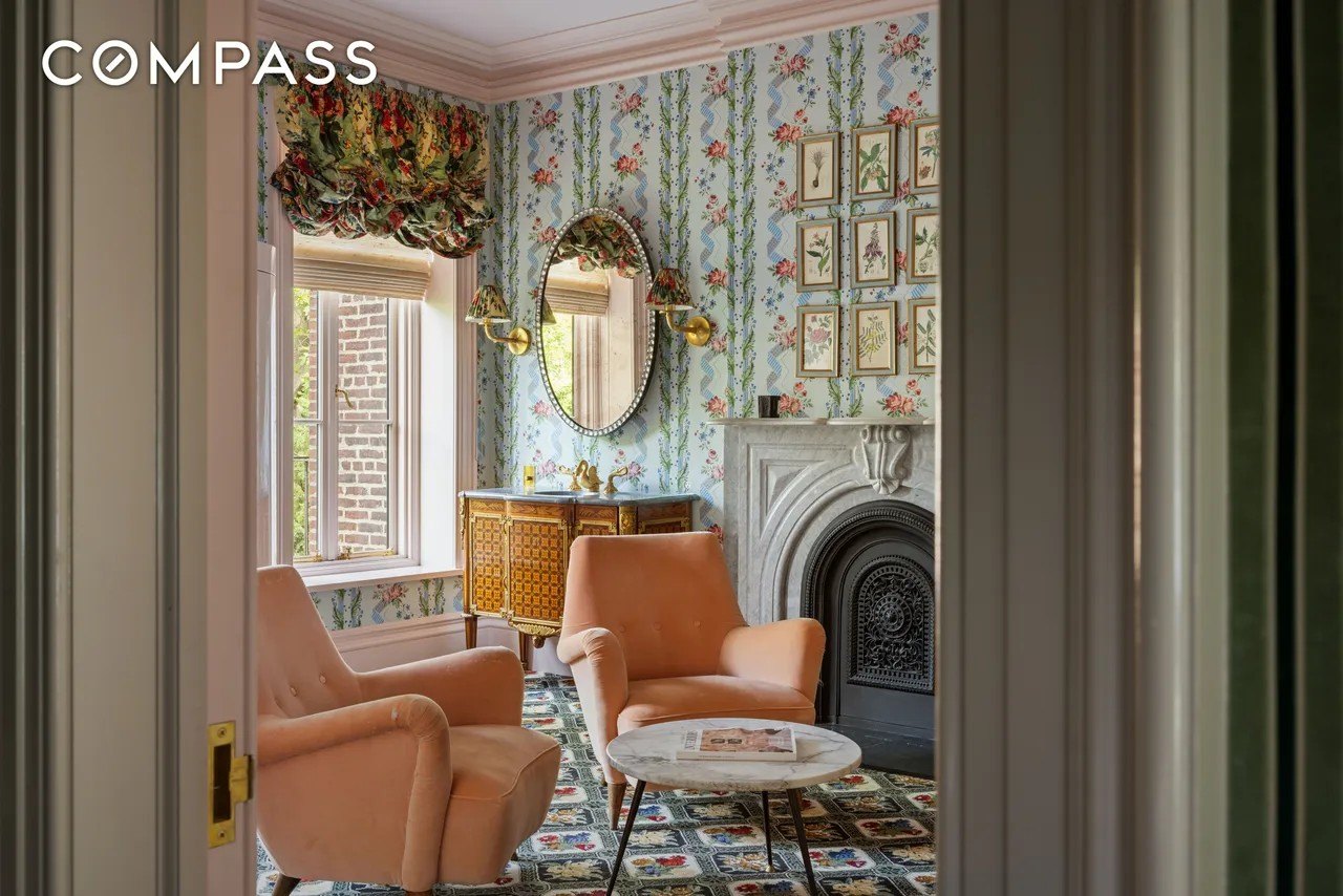 Interior view of Lily Allen and David Harbour's home in Brooklyn