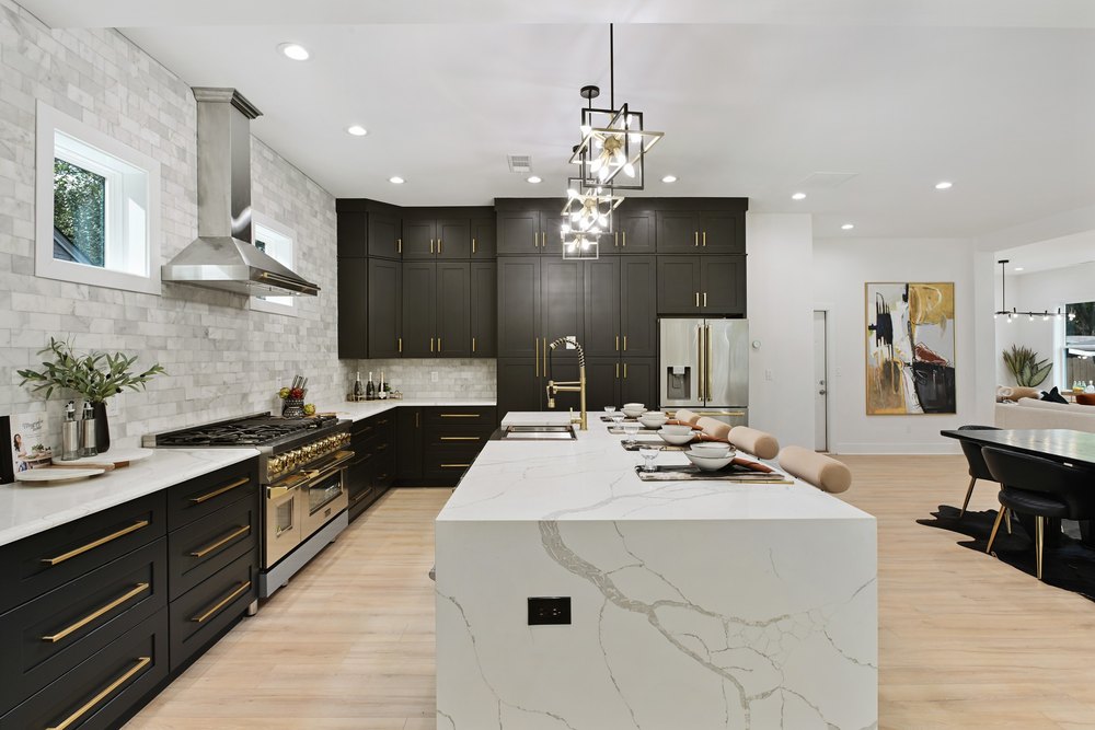 The kitchen in a peerspace home in Georgia