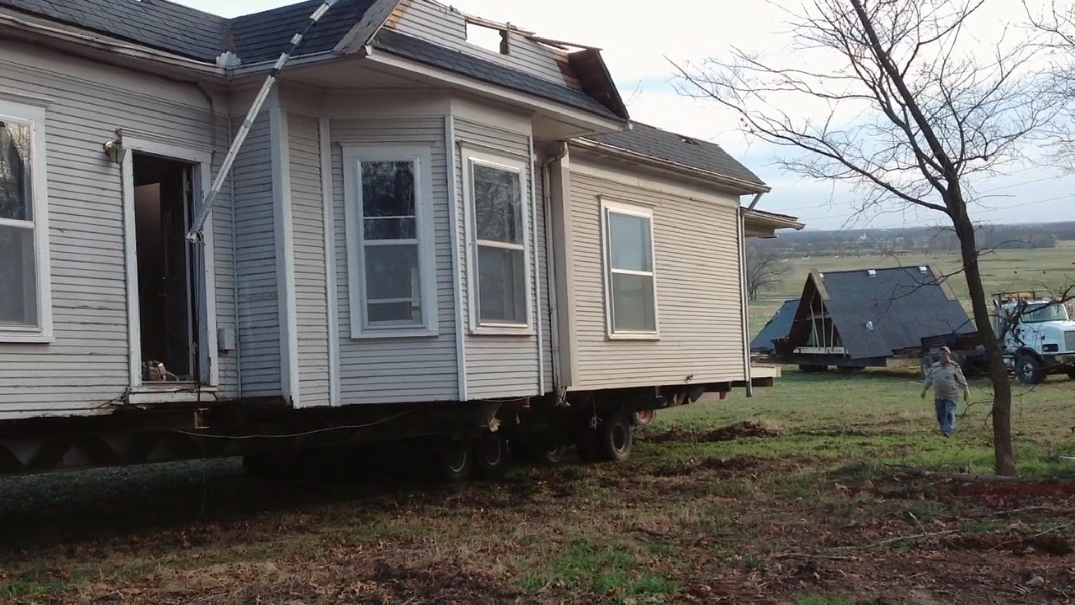 The Marrses purchased the farmhouse in 2012 to save it from destruction and moved the structure to their own property.