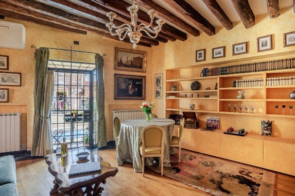 Living room in Gabrovsky's apartment