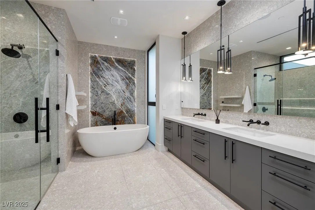 FLW Apprentice-design Lake Las Vegas Estate, selling for $9.99M