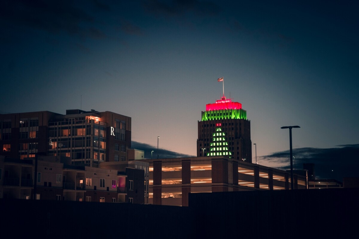 allentown pennsylvania at night