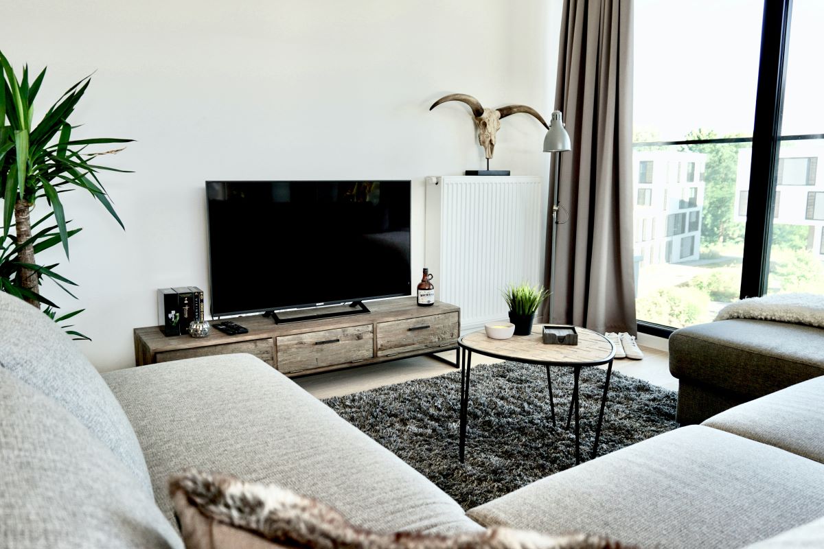 clean apartment living room