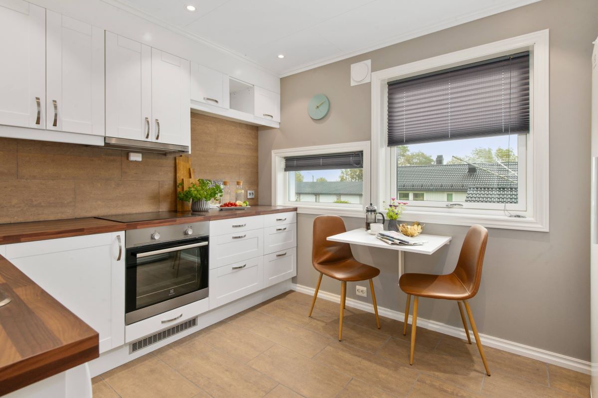 clean apartment kitchen