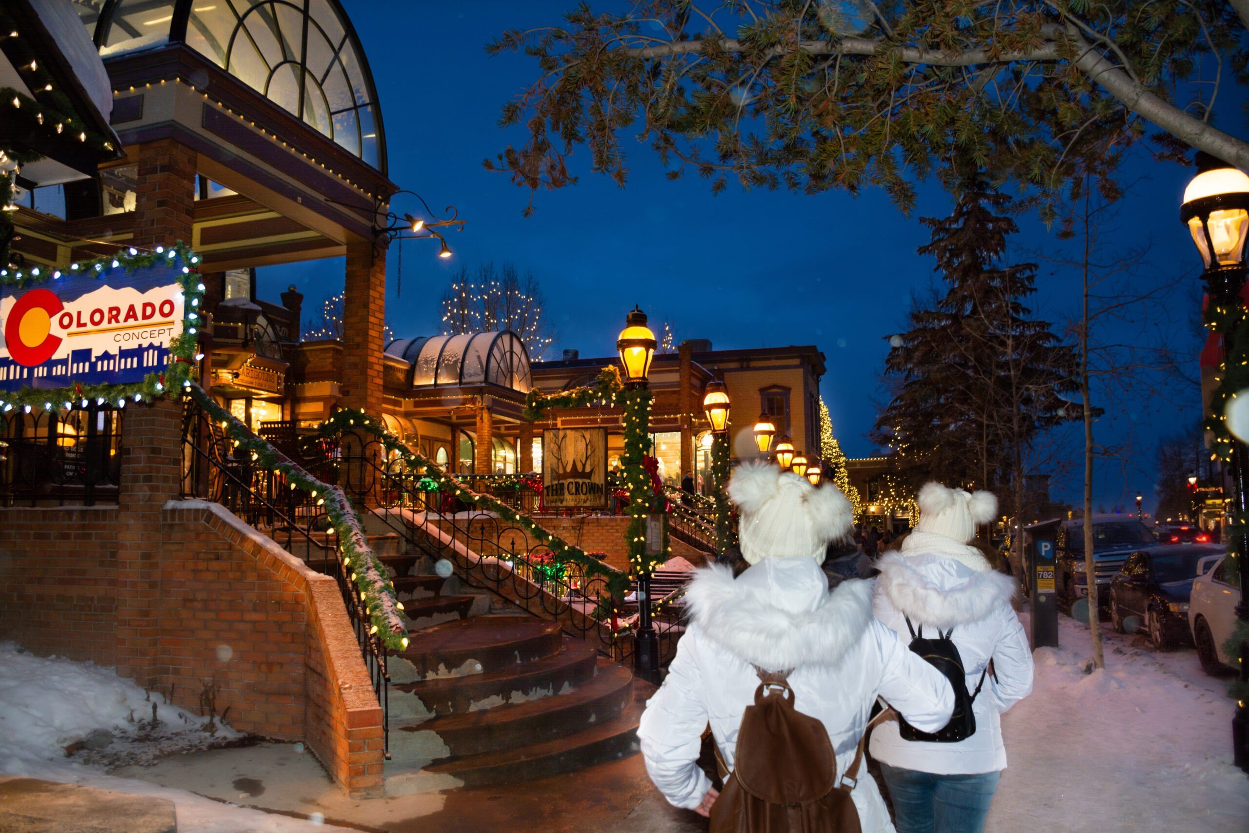 Breckenridge, Colorado during the holiday season