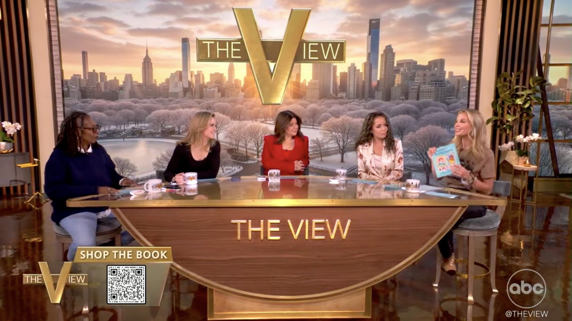 Elisabeth Hasselbeck shows off her new book on The View on March 2