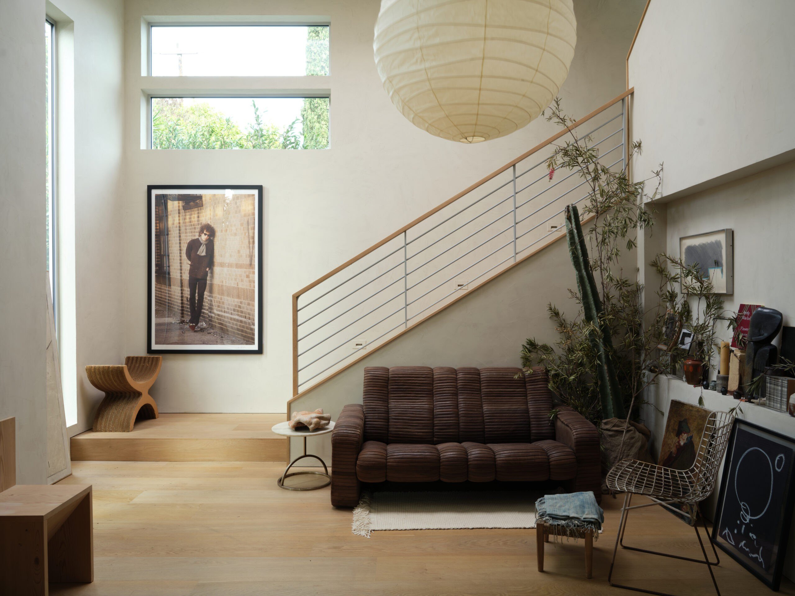 Interior living space in HGTV Star Leanne Ford and Buck Mason Erik Ford Venice home