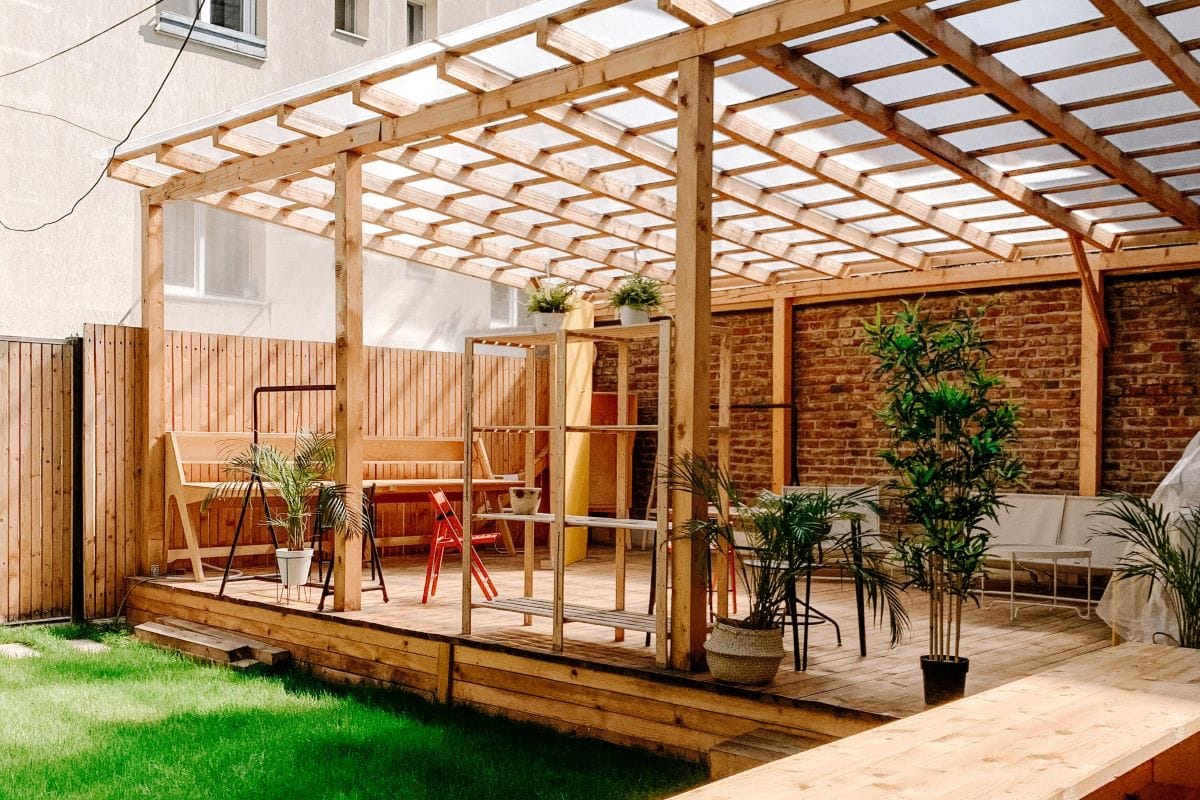 backyard pergola