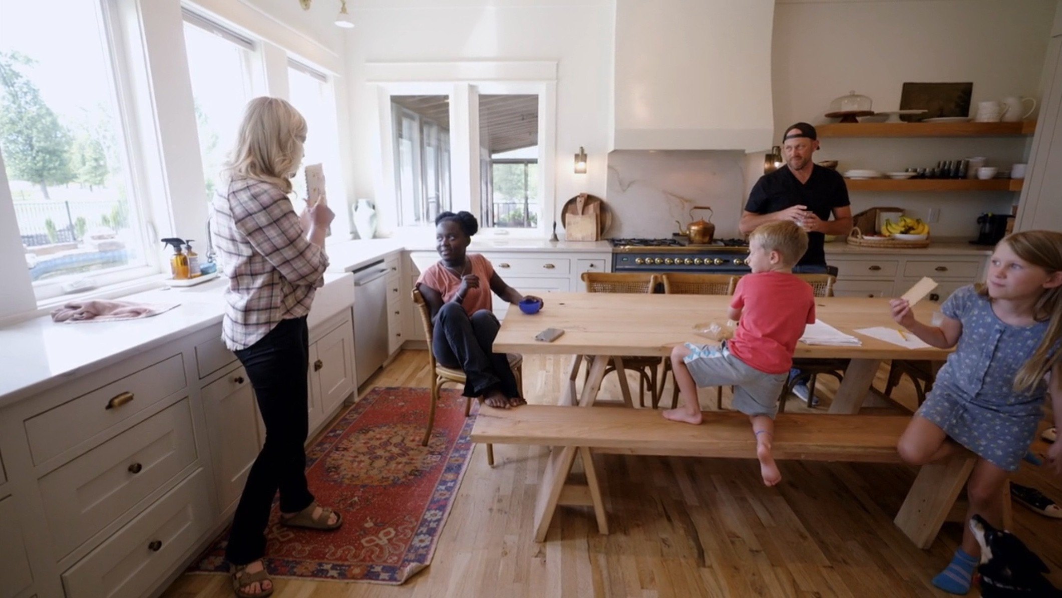 Dave designates the kitchen as his personal sanctuary.