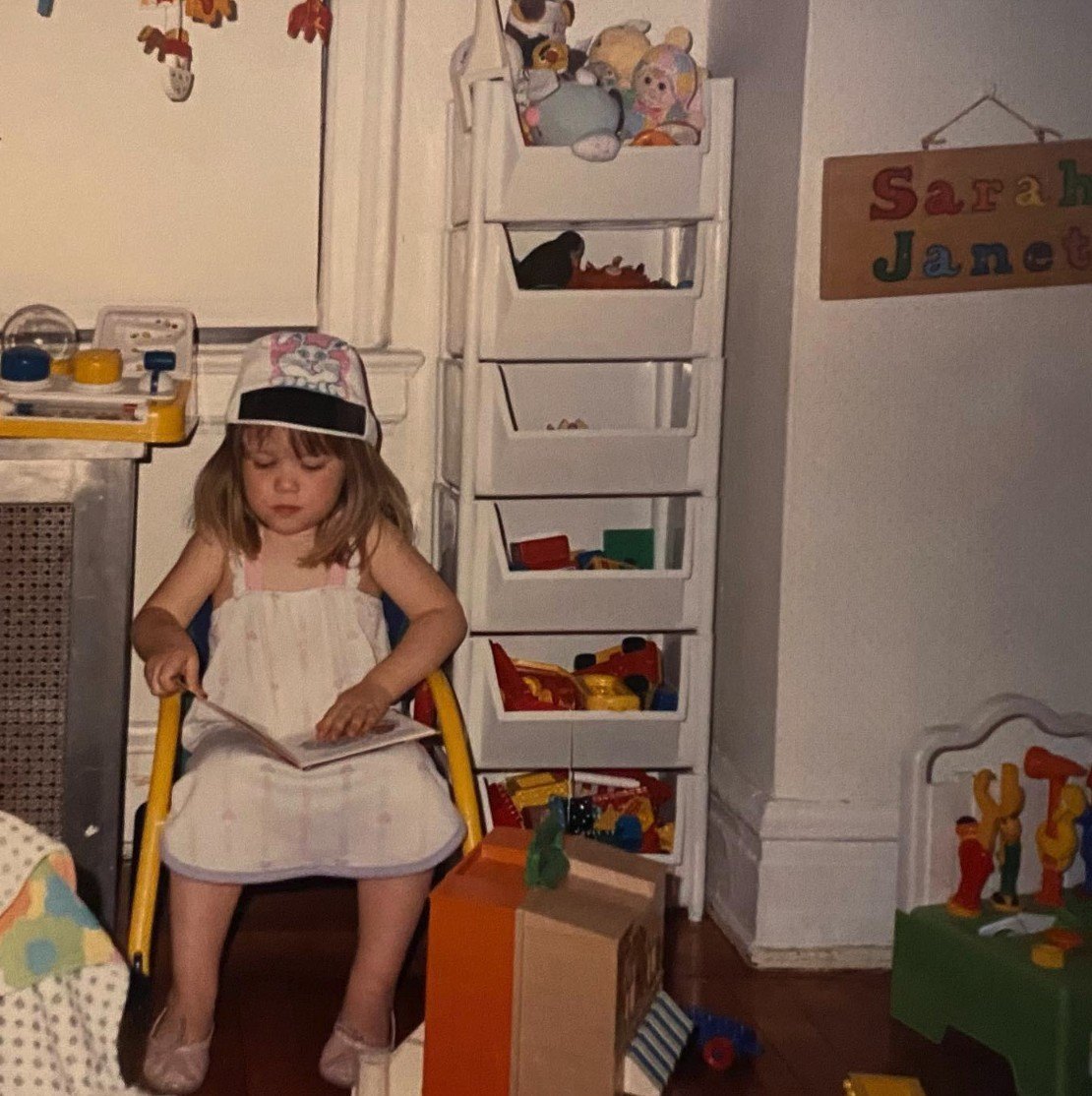 Sarah J. Maas is seen in a childhood photo taken in New York City