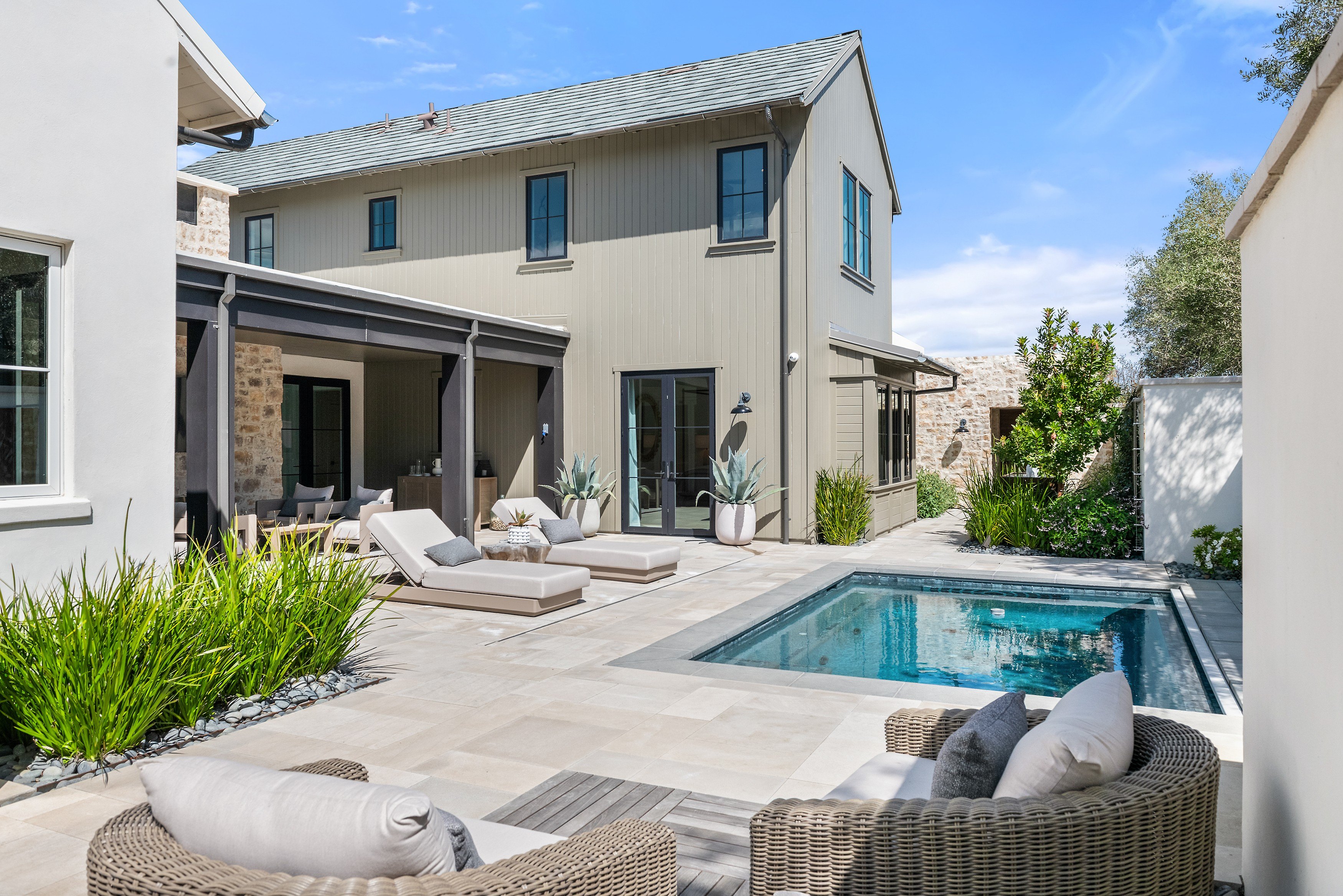 Stanly Ranch house with a pool in Napa, CA
