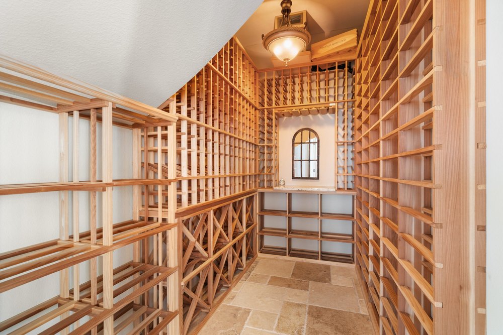 Wine cellar in Hulk Hogan's home in Florida