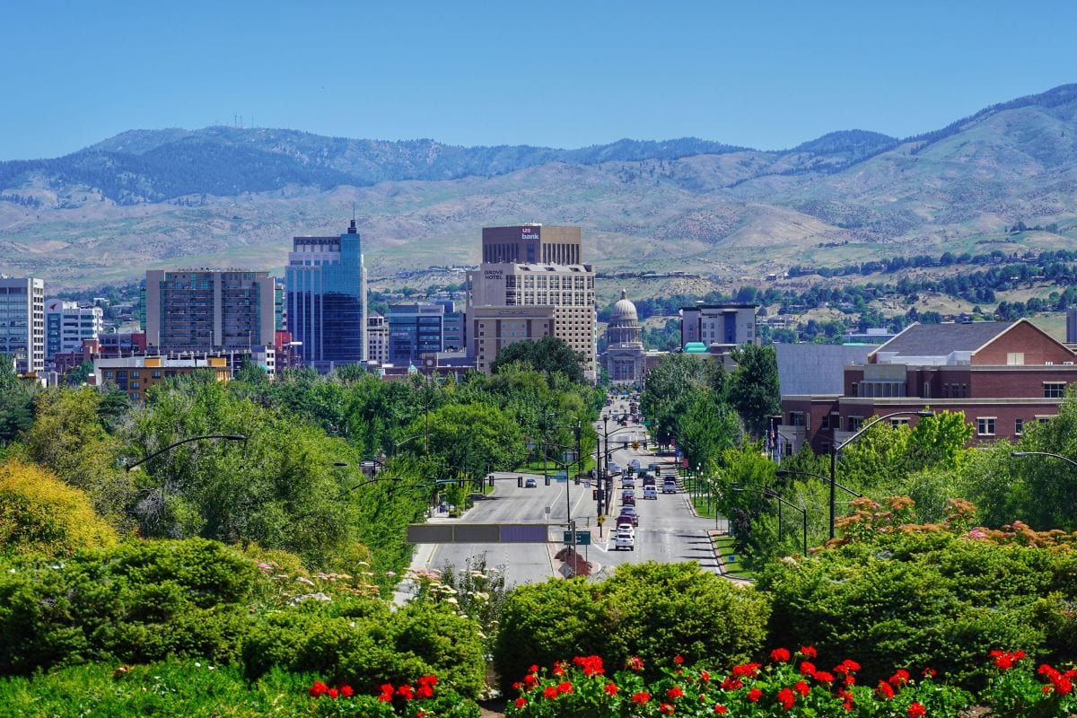 boise with capitol building in background