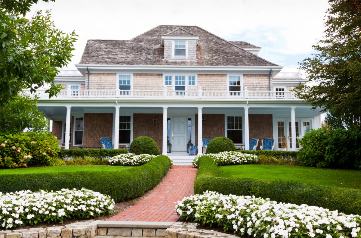 A view of a luxurious house in Brockton, MA