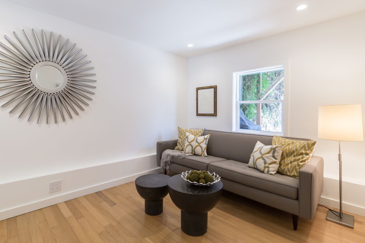 living room staging
