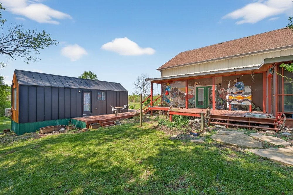 Mosaiced house in Bell Buckle, TN listed for $489,000