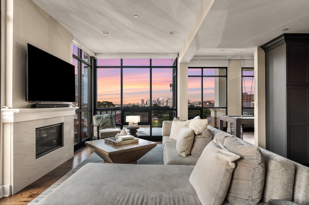 Living space in NFL Star Jalen Ramsey's Nashville Condo