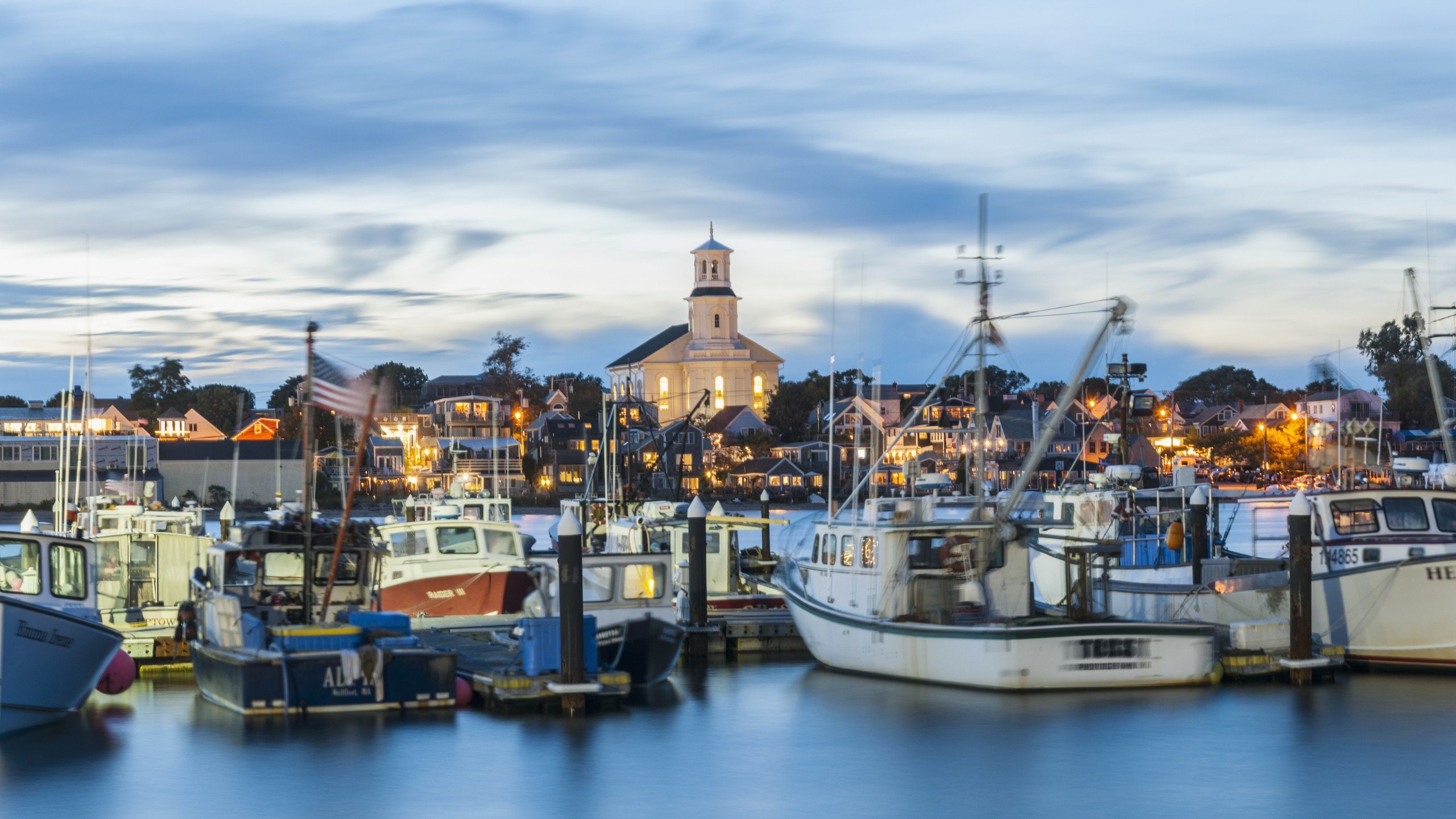 The harbor at Cape Cod.
