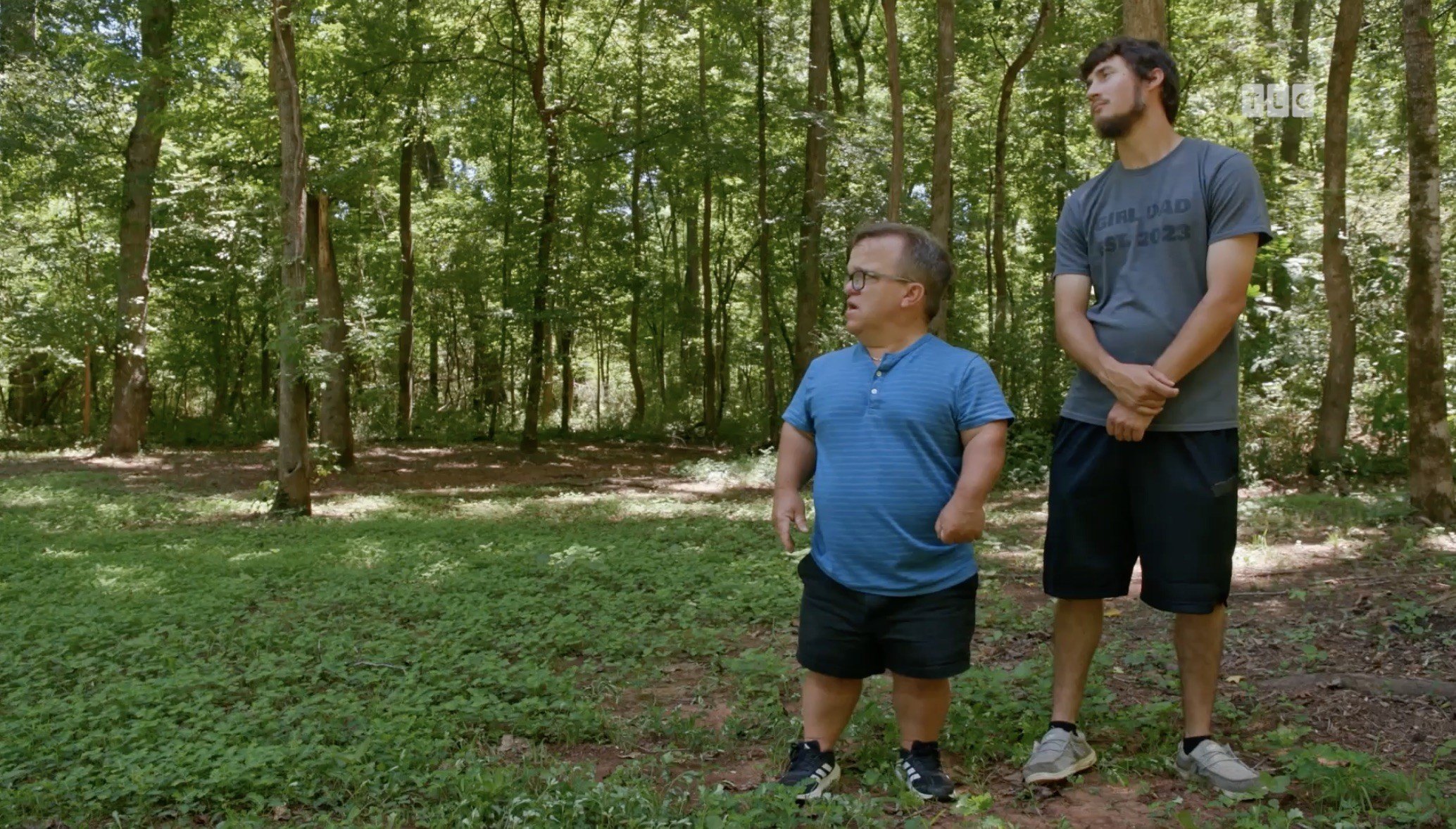 At the end of the wedding planning meeting, Trent concedes that multiple trees will need to be chopped down.