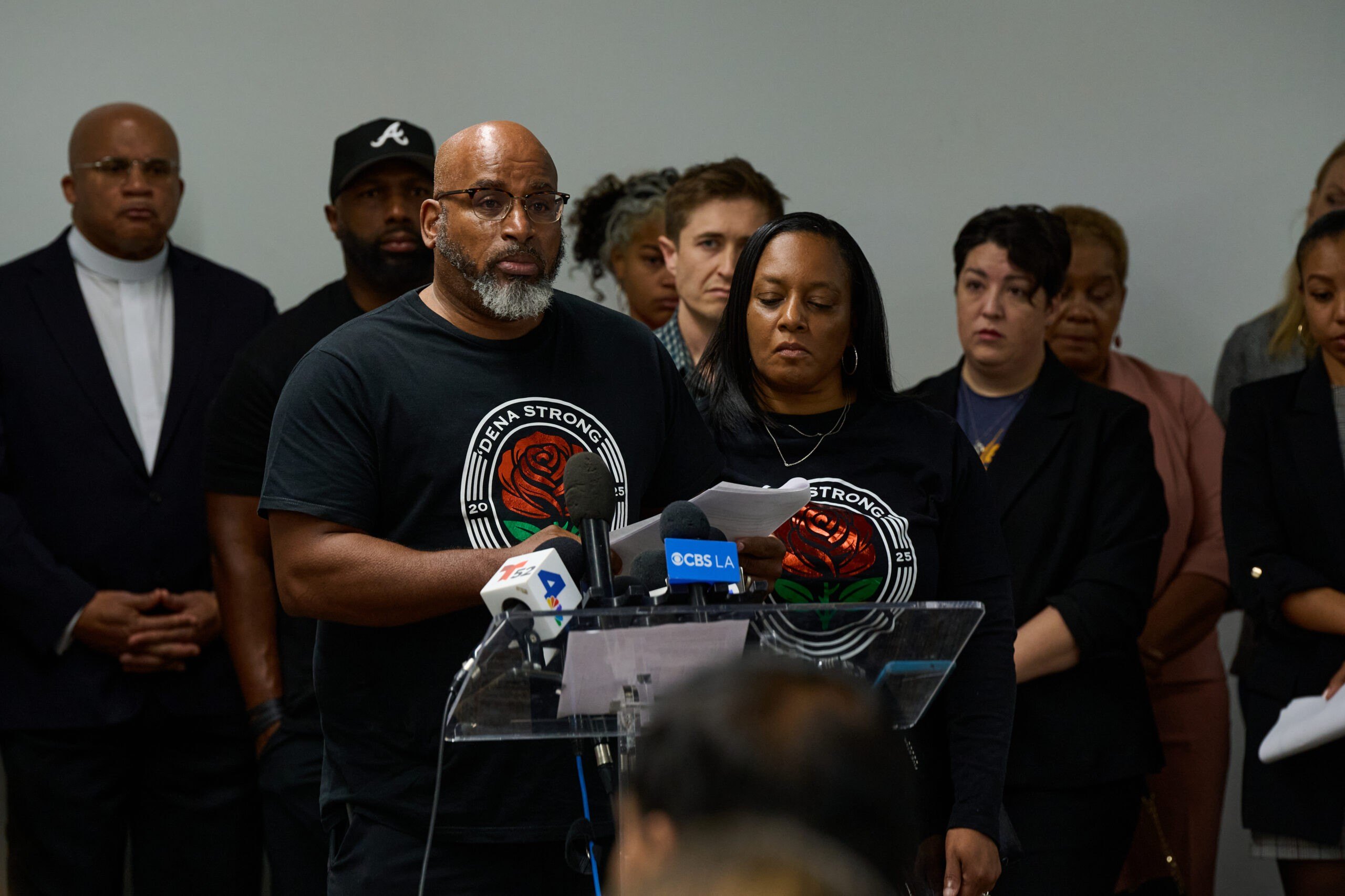 Photo of Damon Blount and his wife Audra