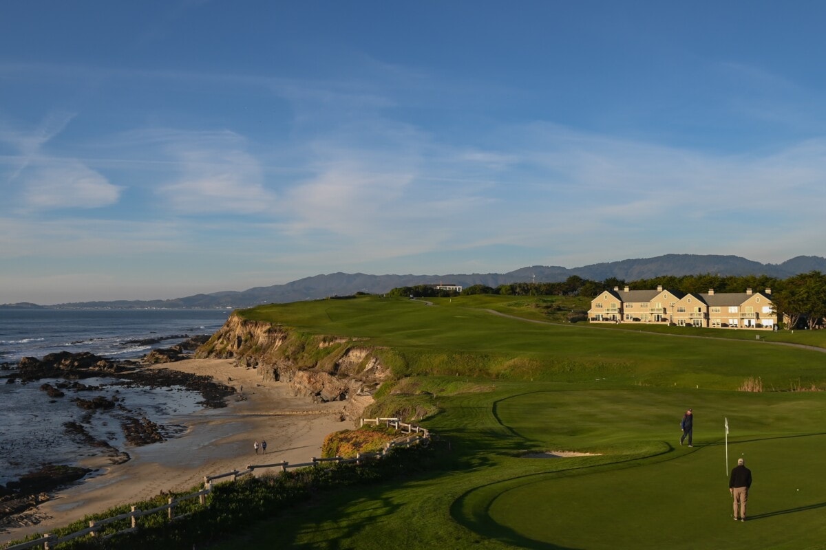 Half Moon Bay Golf Links along ocean