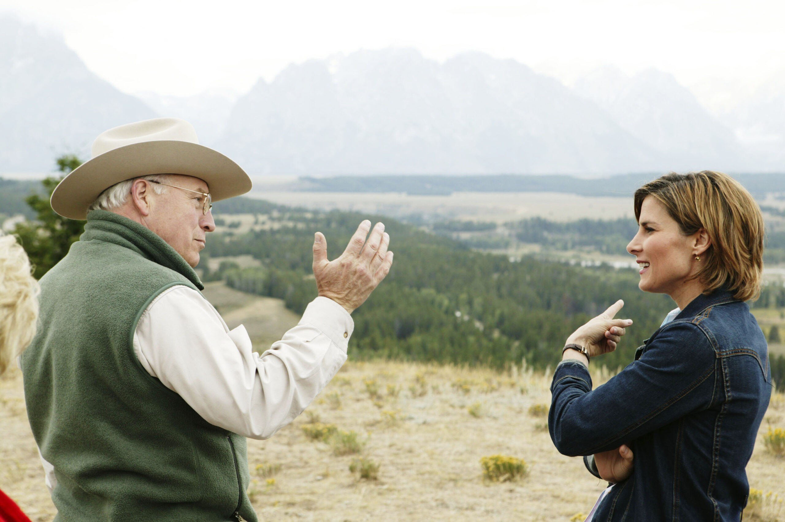 Dick Cheney in Wilson, Wyoming