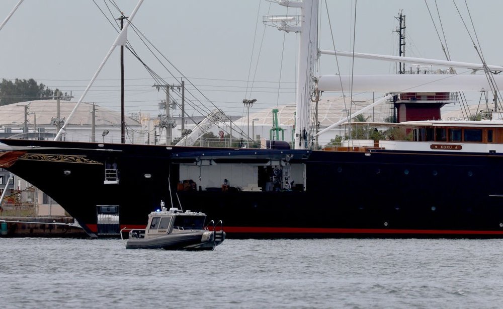 Jeff Bezos' Multi-Million Dollar Yacht Arrives In Florida
