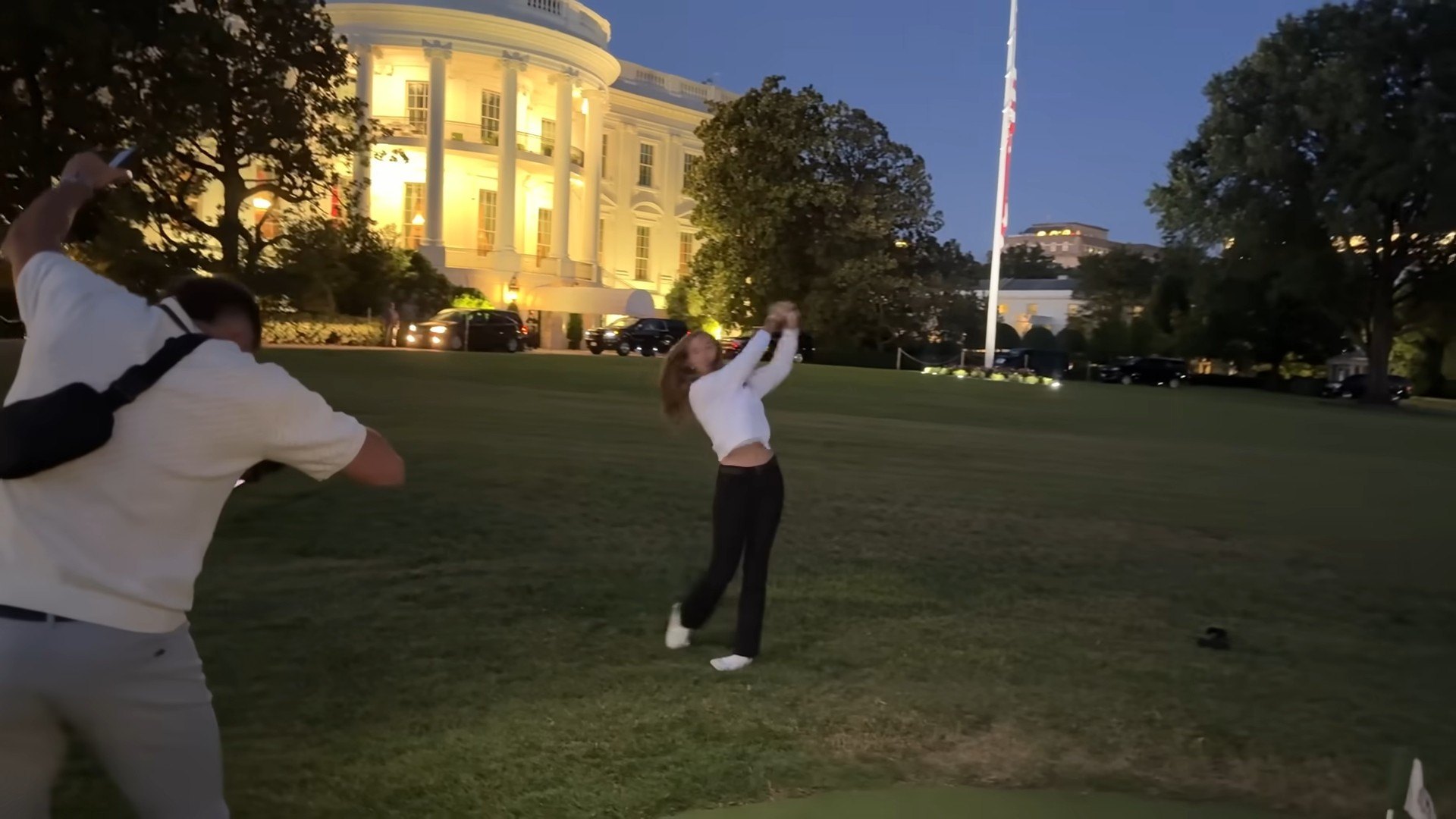 Kai Trump at the White House Video