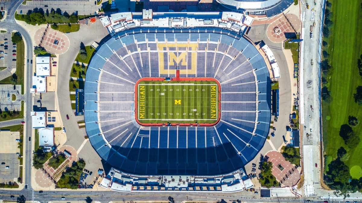 michigan football stadium in one of the cities near detroit