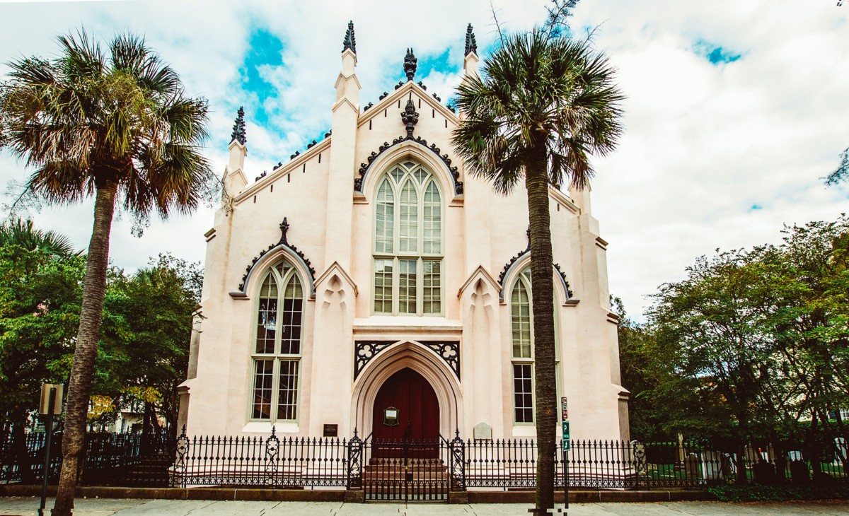 greek revival style church in charleston, south carolina