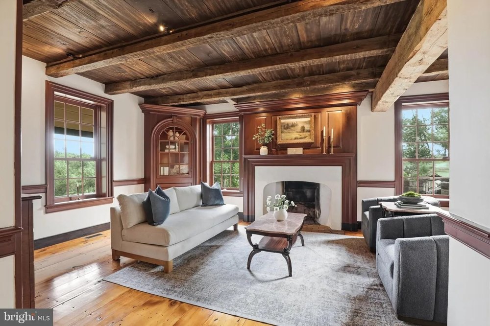 Relocated Pennsylvania Log Cabin, Selling for $1.5M