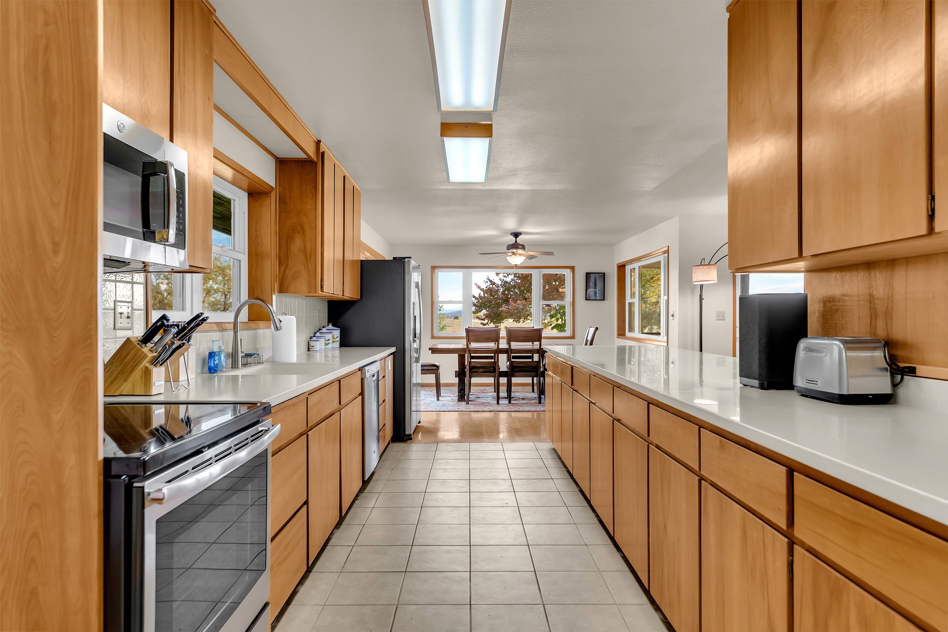 A kitchen on a ranch in California belonging to billionaire Meg Whitman