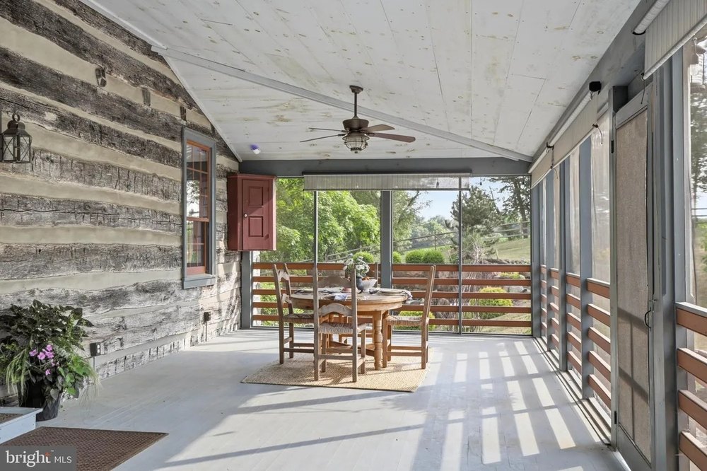 Relocated Pennsylvania Log Cabin, Selling for $1.5M