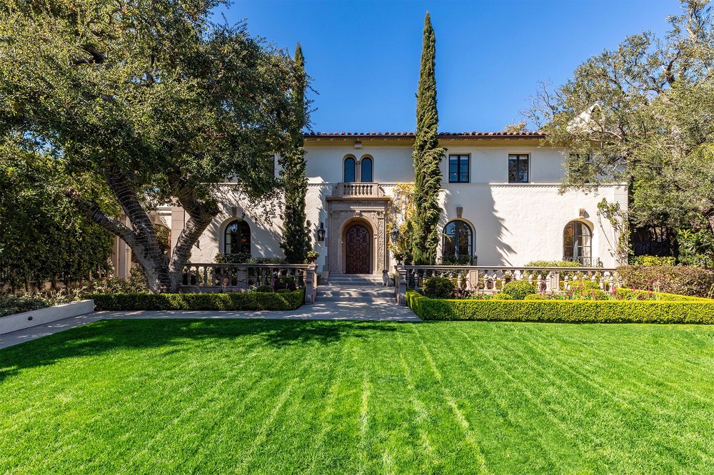 Exterior of the home of Sharon Osbourne and the late Ozzy Osbourne