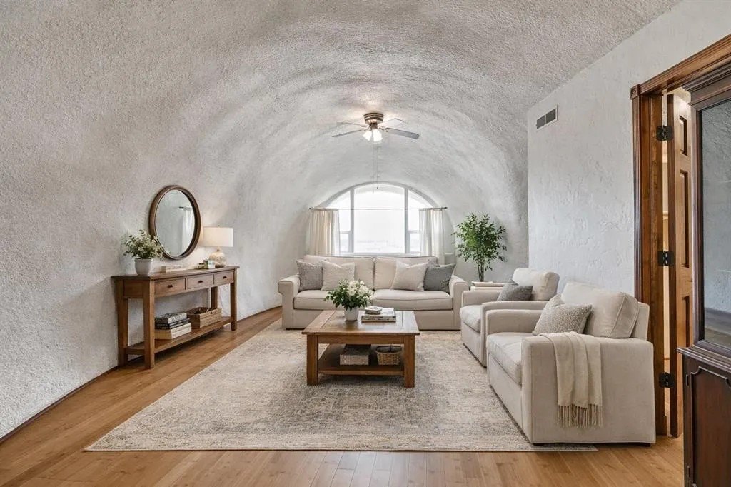 Dome home and a vineyard in Yukon, OK for $799,900