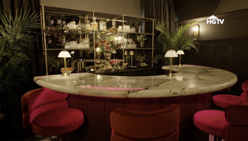 Pennington points to metallics, textures, and "anything shiny" as elements that are representative of the Las Vegas design aesthetic.