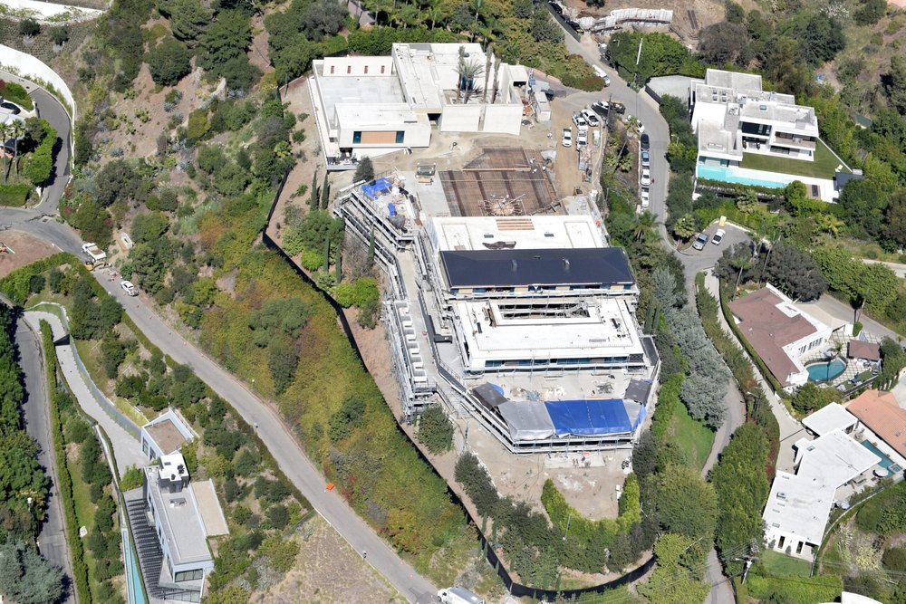 Mega mansion being built by LeBron James in Bel-Air, California