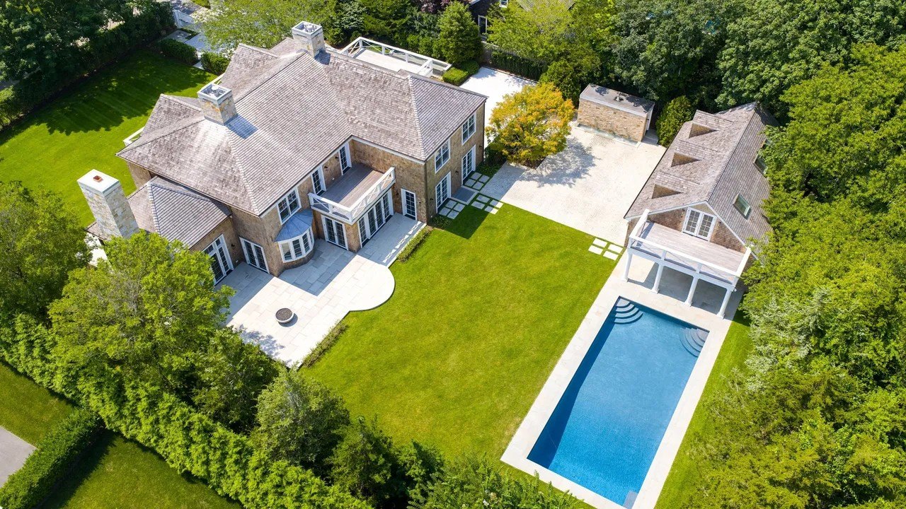 This newly-built Amagansett compound with three residences is listed for $26,245,000.