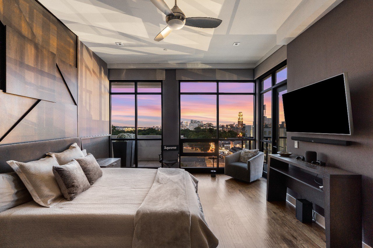 Bedroom in NFL Star Jalen Ramsey's Nashville Condo