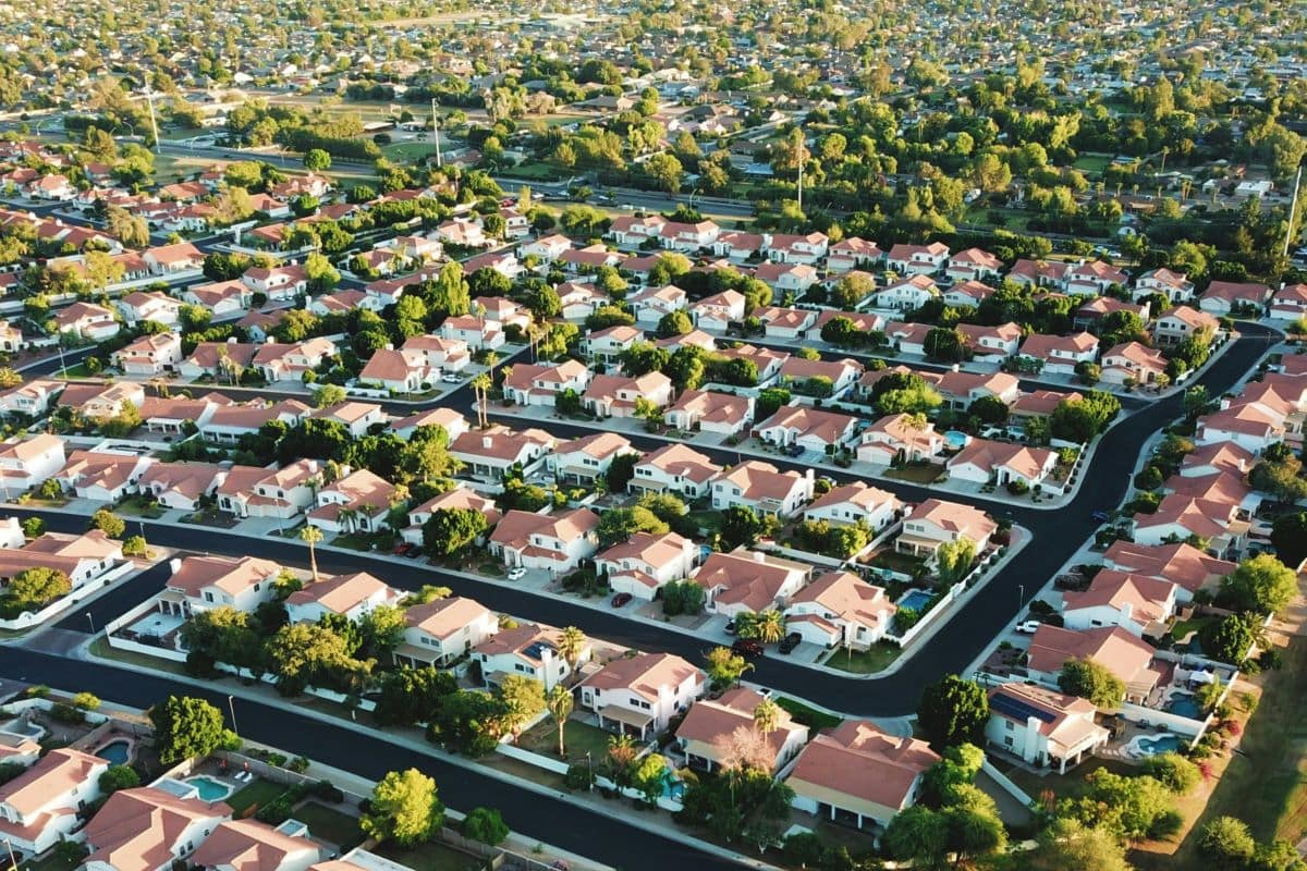 glendale az aerial view