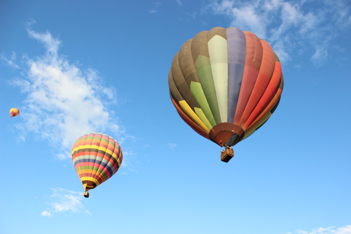 hot air balloons