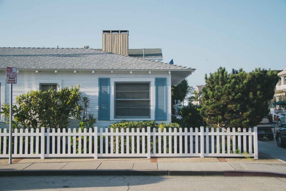 quaint home on corner