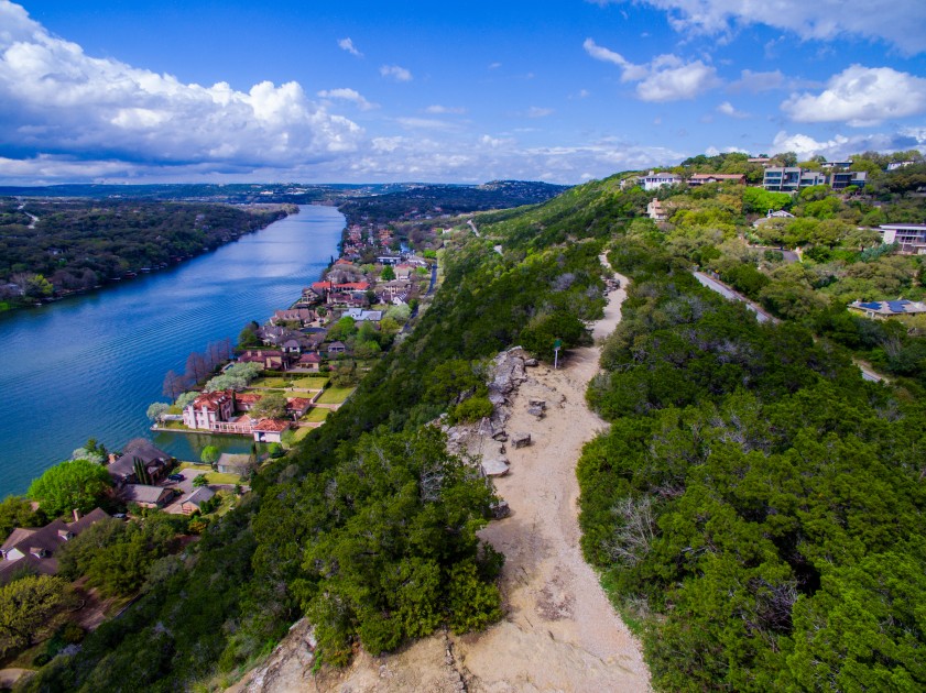 Homes along rivers are considered in flood zones. 