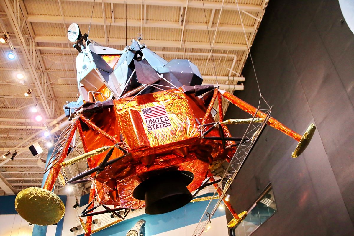lunar module in houston