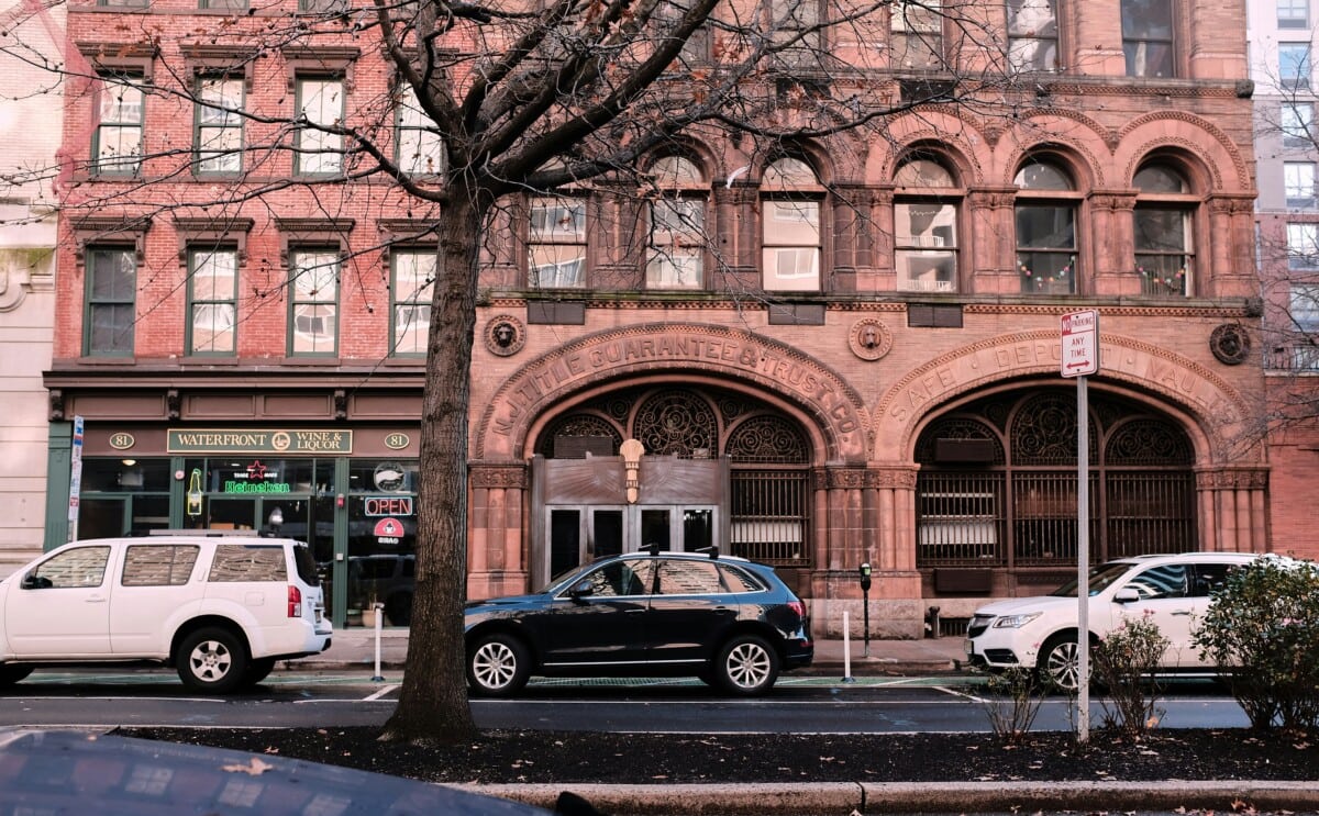 historic looking buildings in jersey city