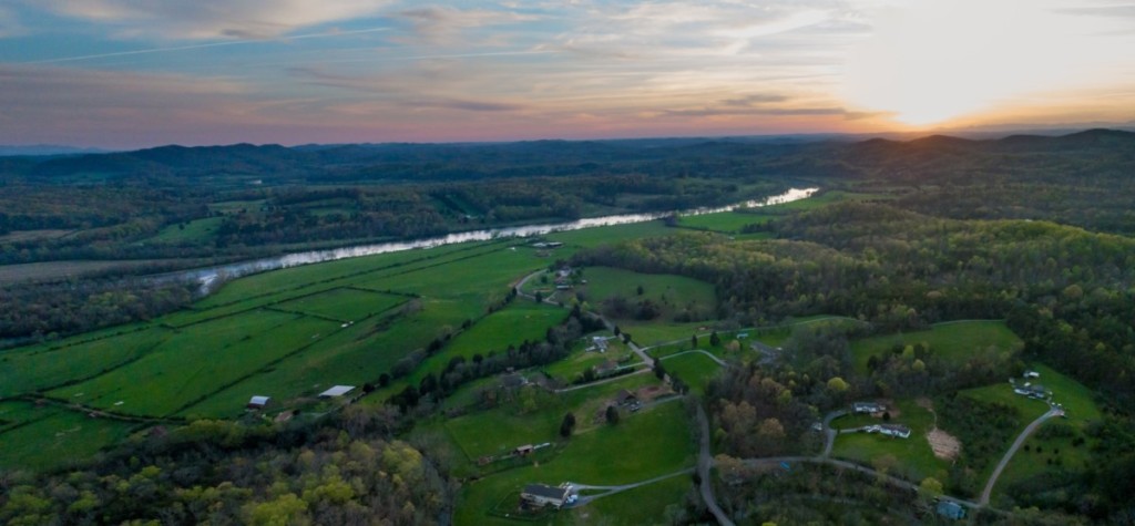 knoxville suburb aerial view