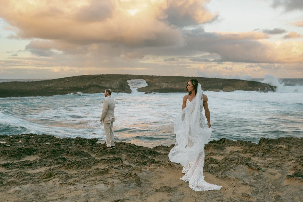 laie point wedding photo